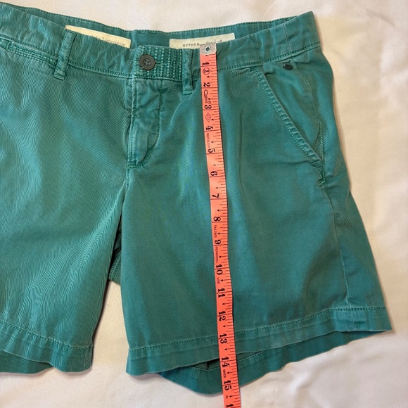 Pilcro and the Letterpress Anthropologie Teal Hyphen Shorts Size 28 - Picture 6 of 9